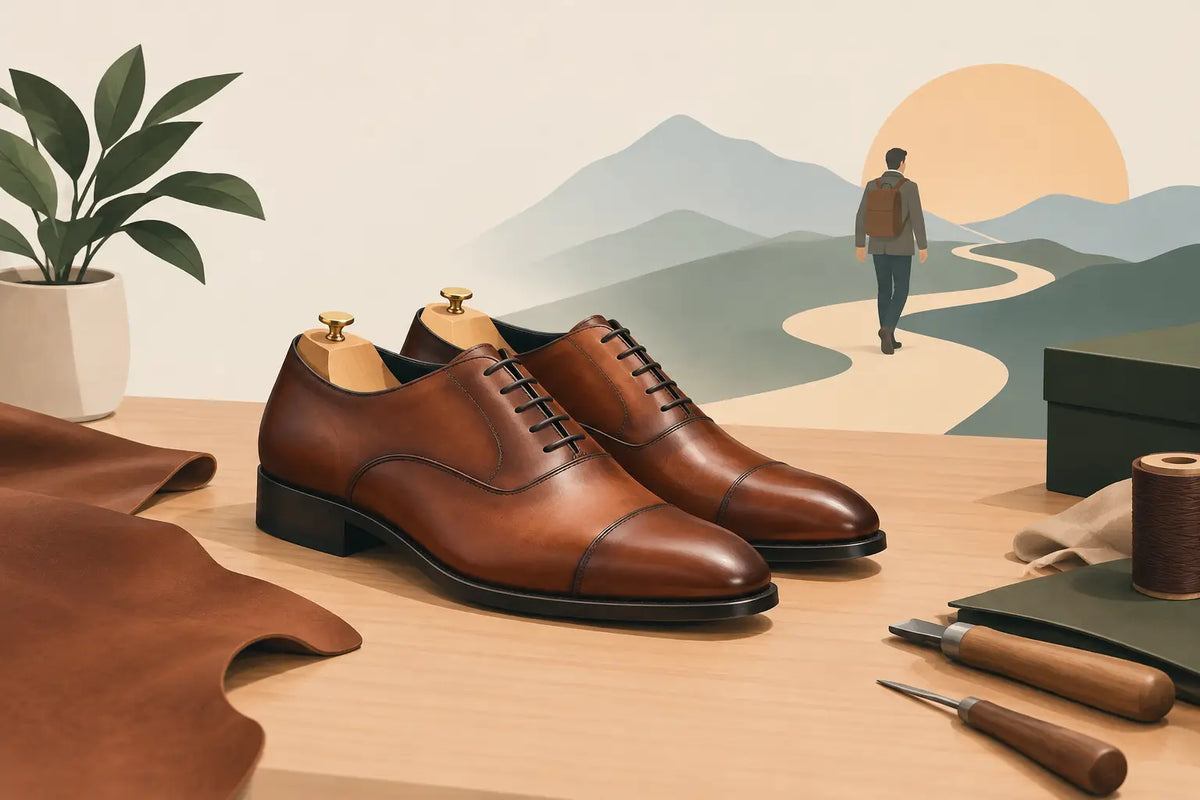 Handveredelte Schuhe, die deine Story tragen