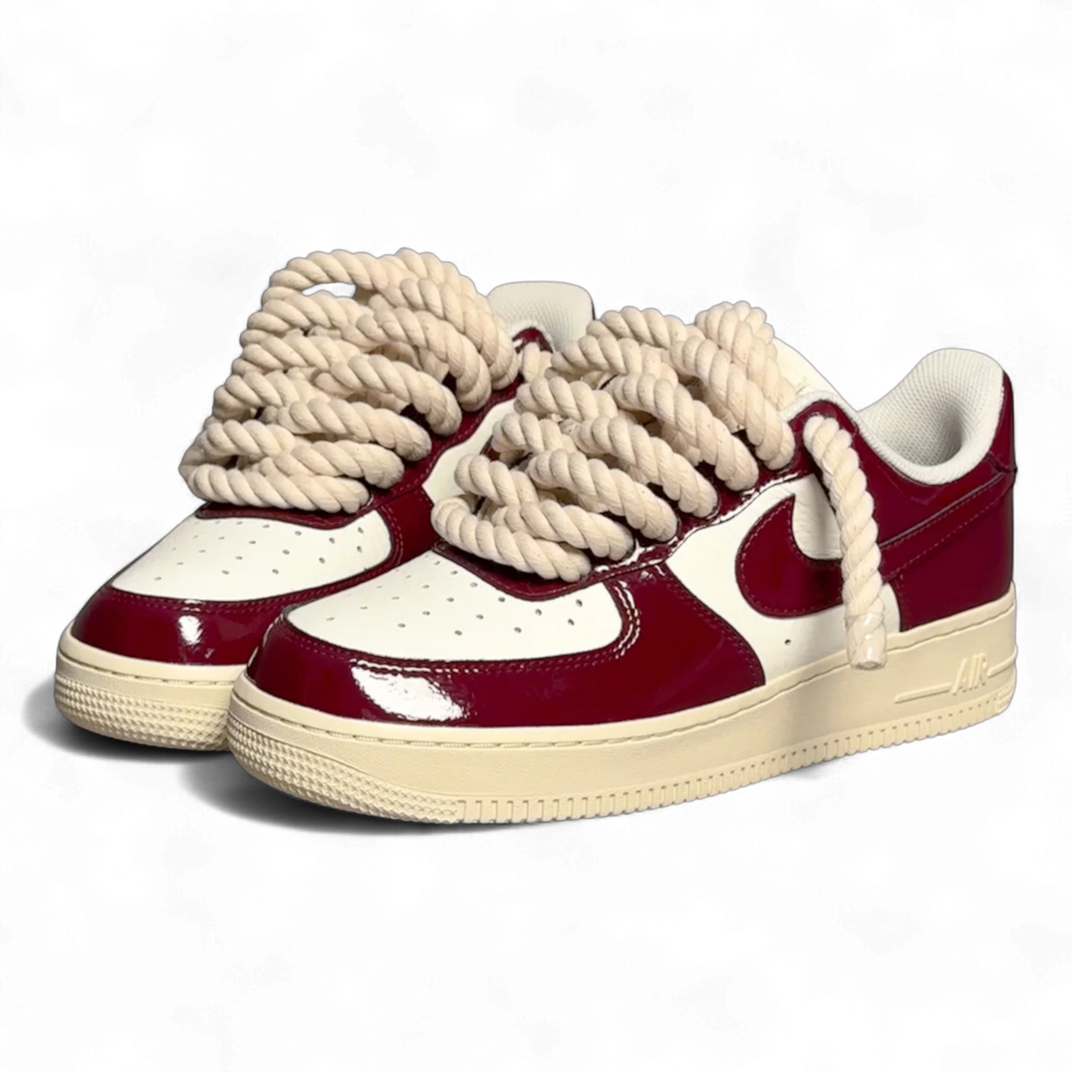 Custom Nike AIR Force 1 Sneaker - Cherry Edition