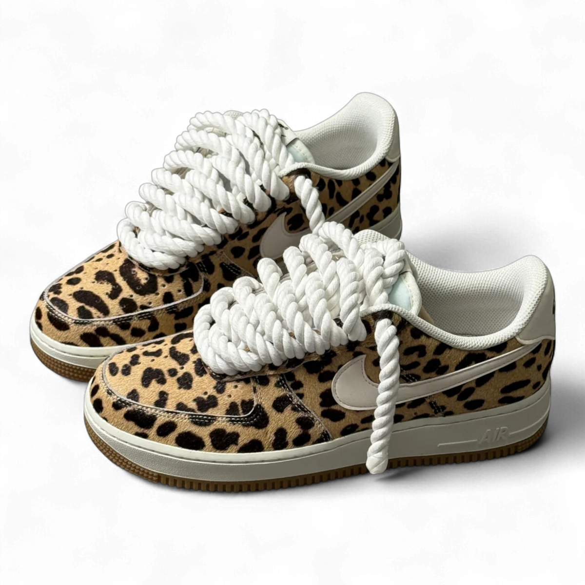 Custom Nike AIR Force 1 Sneaker - Leo Edition