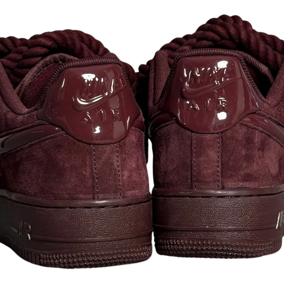 Custom Nike AIR Force 1 Sneaker - Bordeaux Edition