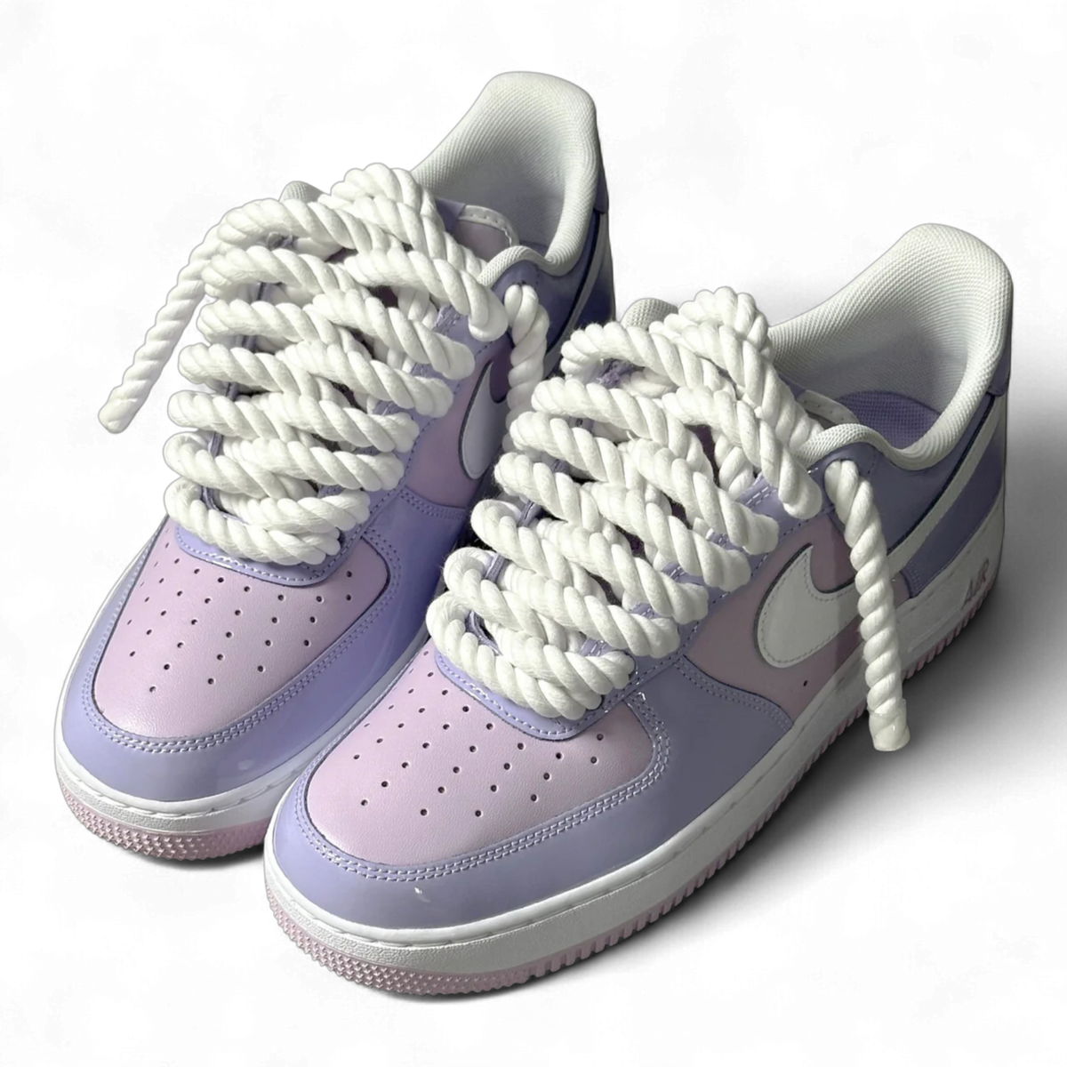 Custom Nike AIR Force 1 Sneaker - Bubblegum Edition