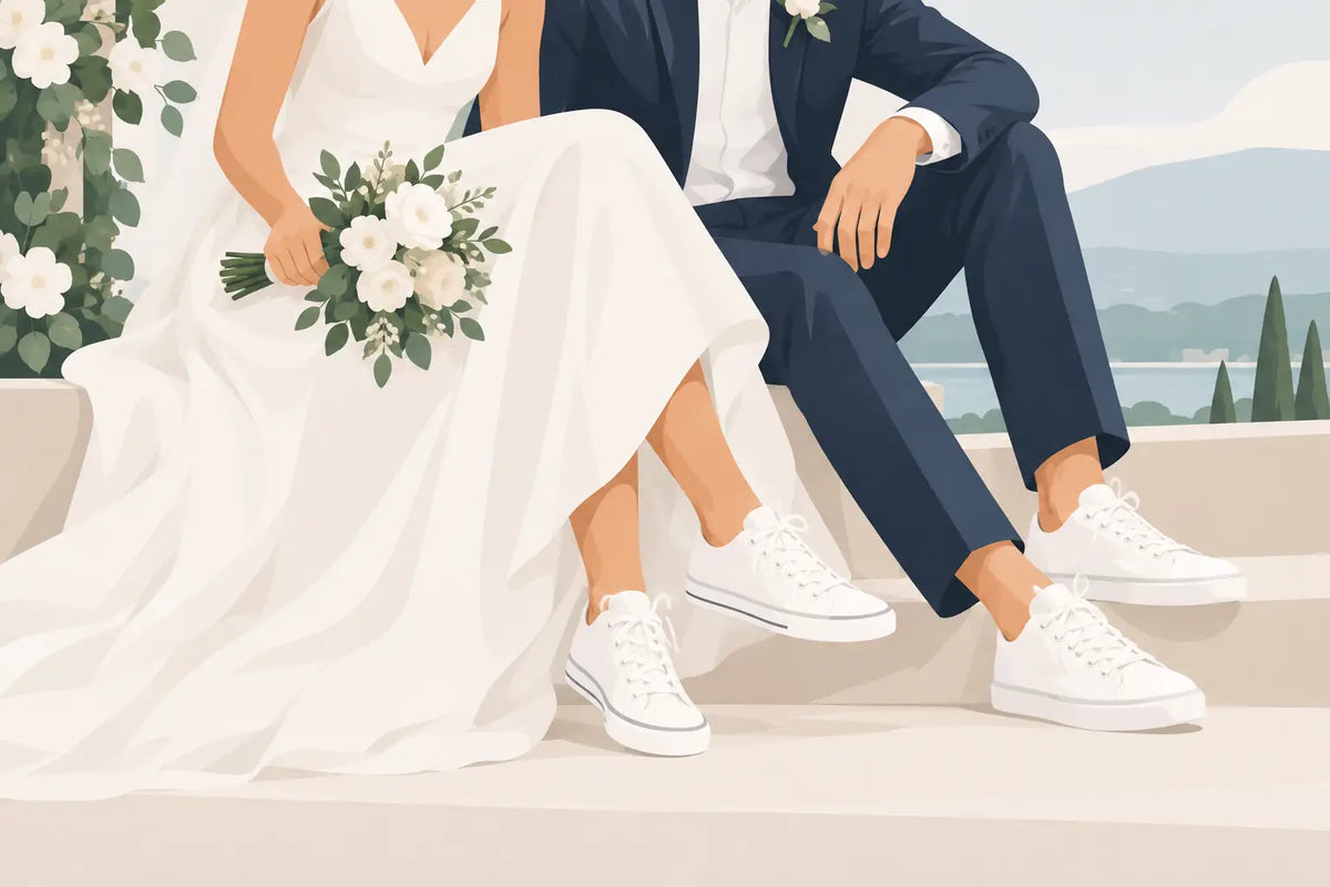 Erfahrungen mit Hochzeitssneakern am großen Tag