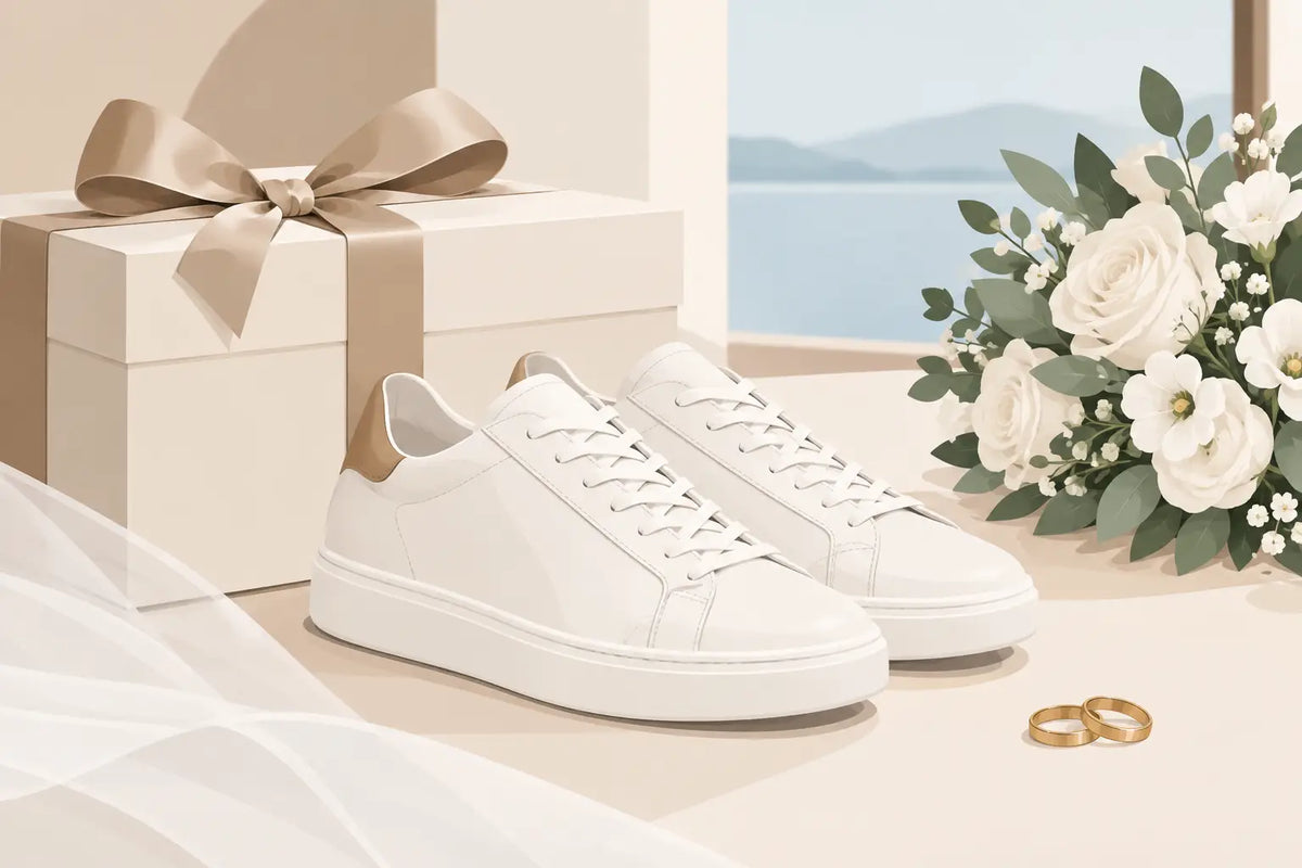 Edle Sneaker als Hochzeitsgeschenk, die bleiben
