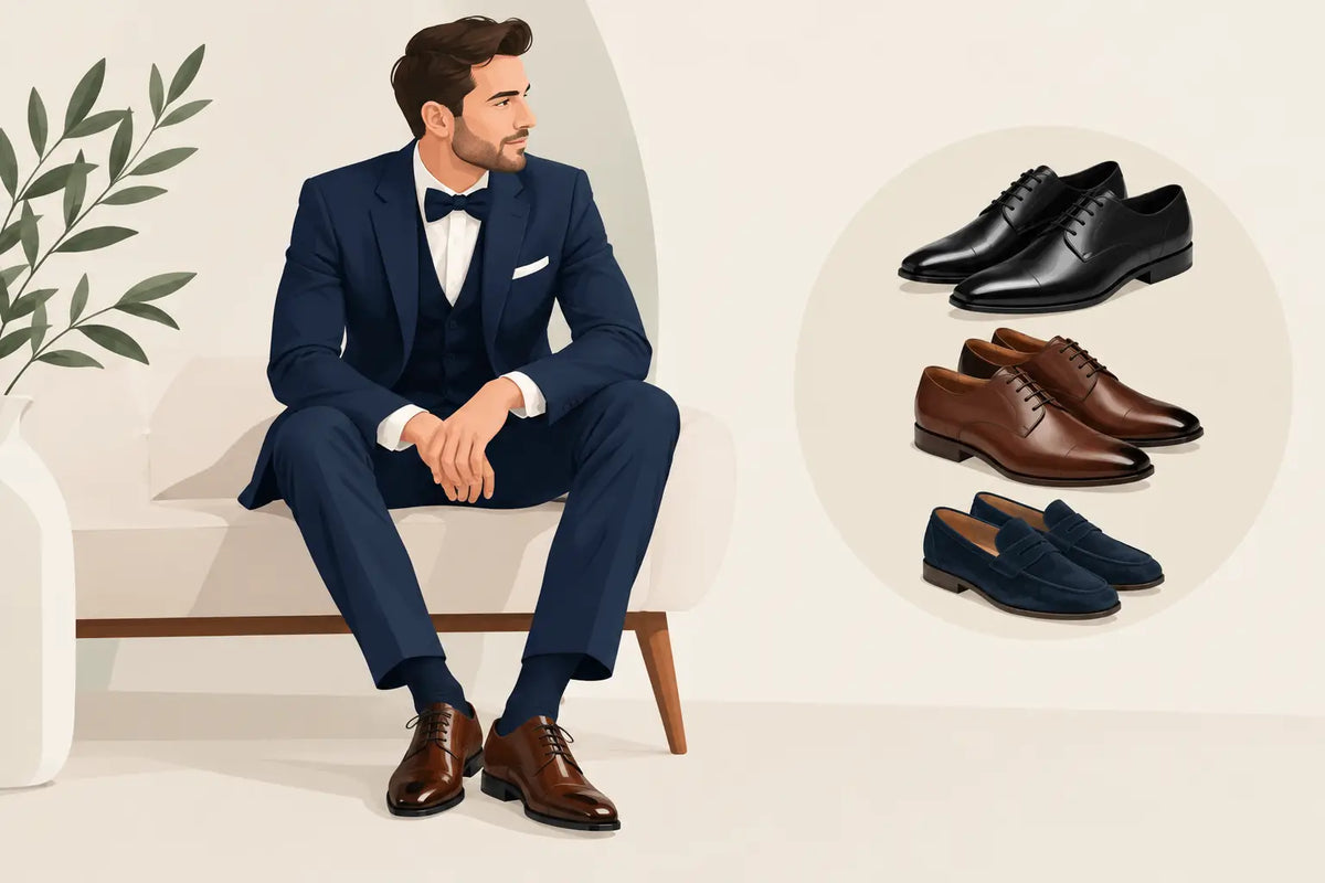Statement Schuhe für den Bräutigam: Dein Look