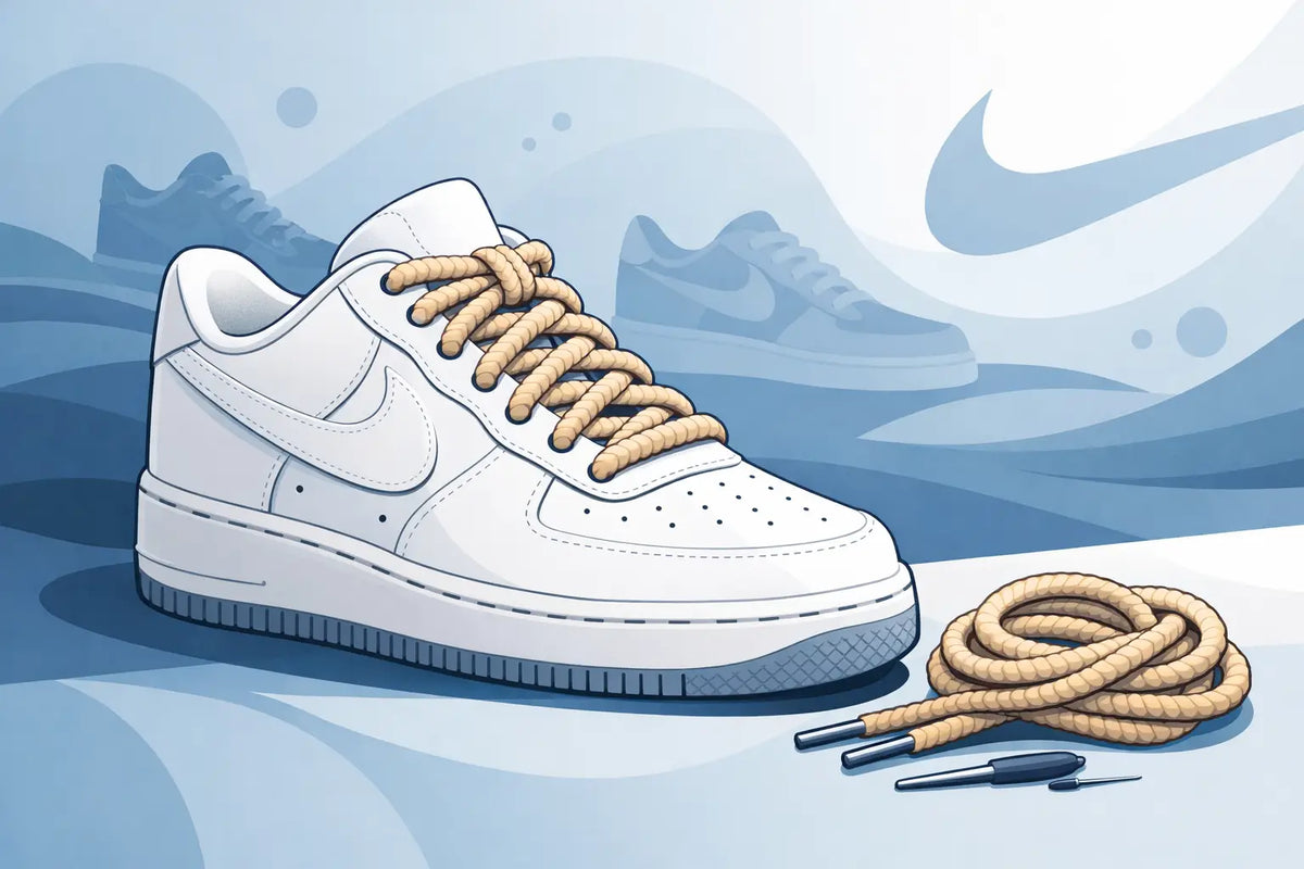 Nike Air Force 1 mit Rope Schnürsenkeln