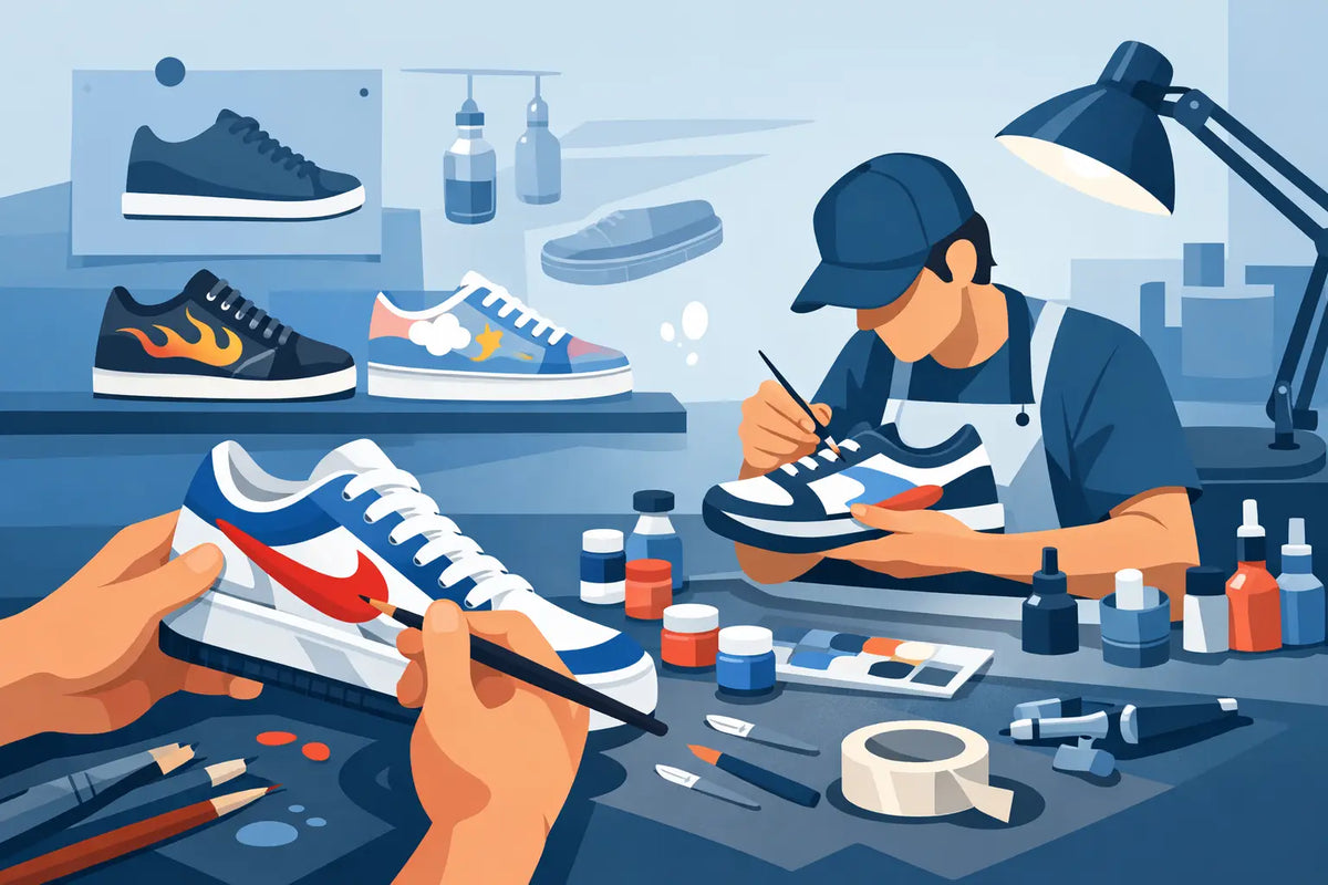Wie werden Custom Sneaker von Hand hergestellt?