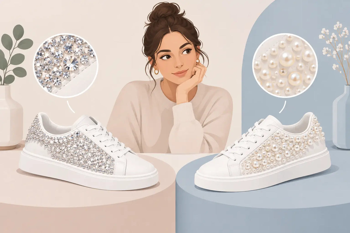 Strass oder Perlen Sneaker: Was passt zu dir?