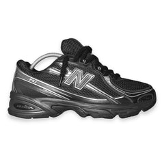 New Balance 740 - Black Fluffy Laces