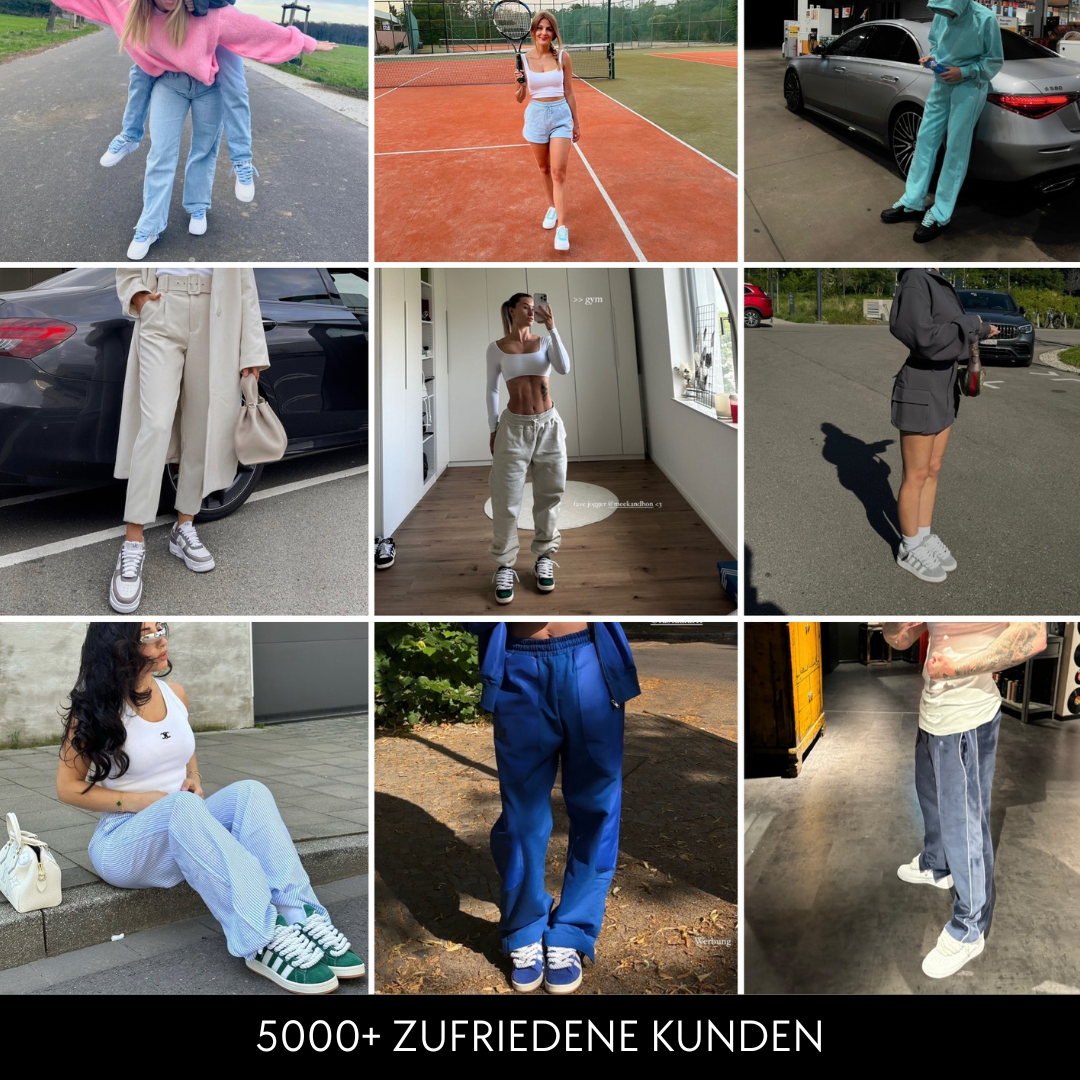 Custom Nike AIR Force 1 Sneaker - Dicke/Rope Schnürsenkel Schwarz
