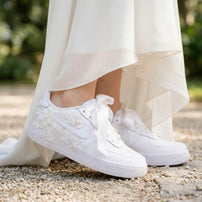 Nike Vision Alta Sneaker - Swarovski Strasssteine WEDDING EDITION