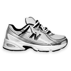 New Balance 740 - Black/White Double Laced