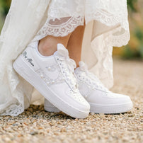 Nike Vision Alta Sneaker - Swarovski Strasssteine WEDDING EDITION