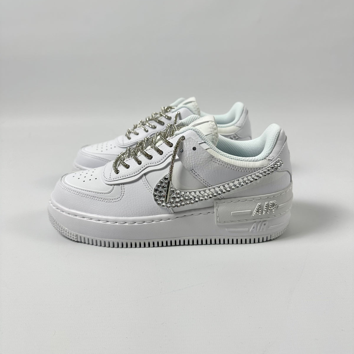Custom Nike AIR Force Shadow 1 Sneaker - Swarovski Strasssteine 2.0