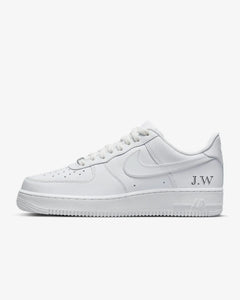 Baskets Nike AIR Force 1 personnalisées - Édition mariage 2.0
