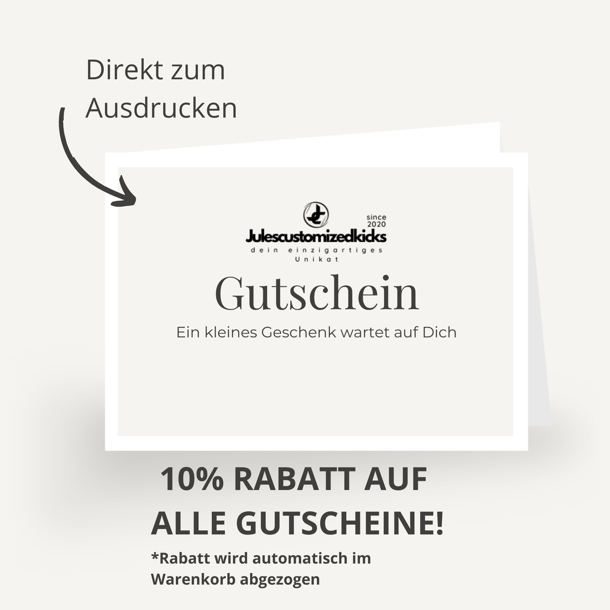 Geschenk Gutschein 🎁