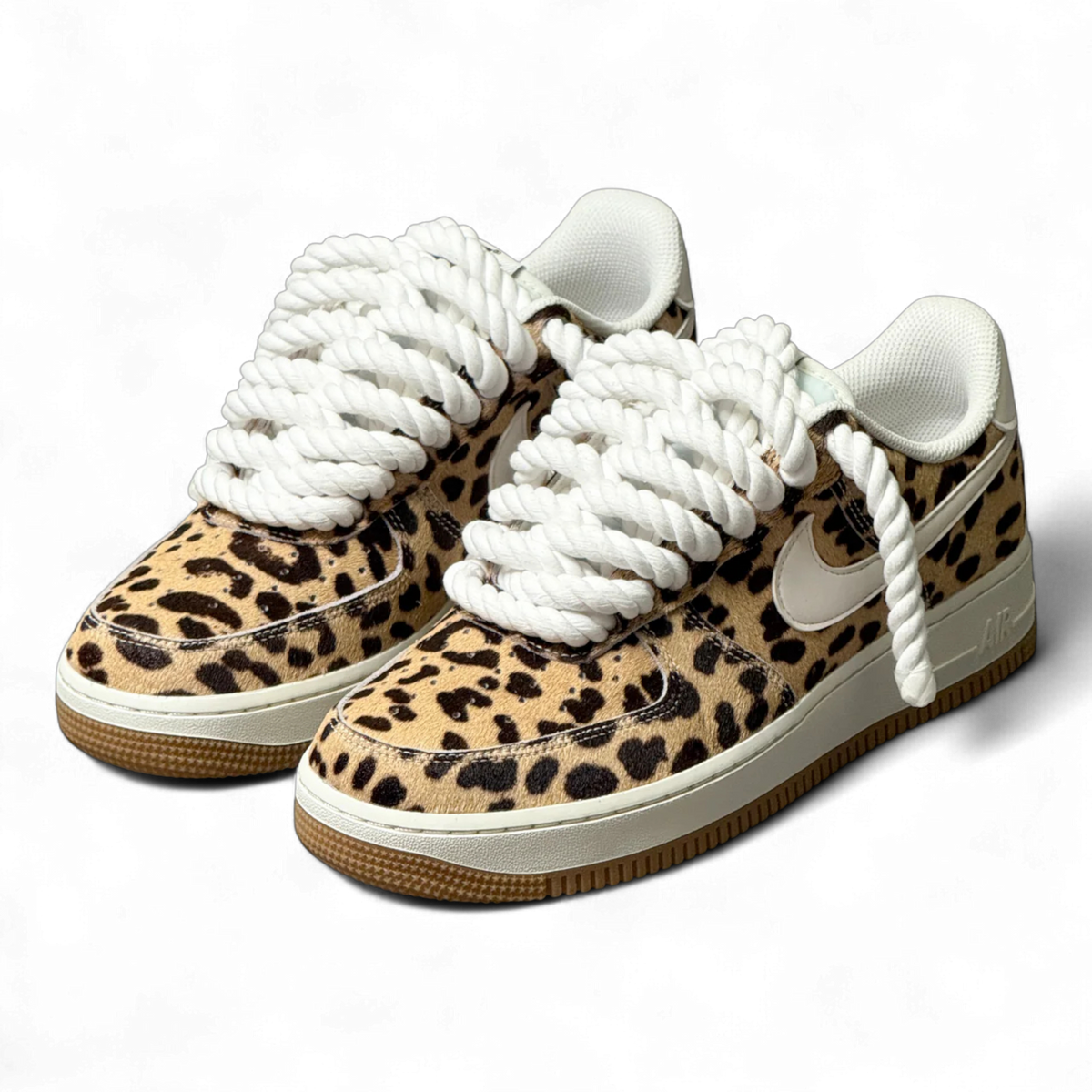 Custom Nike AIR Force 1 Sneaker - Leo Edition