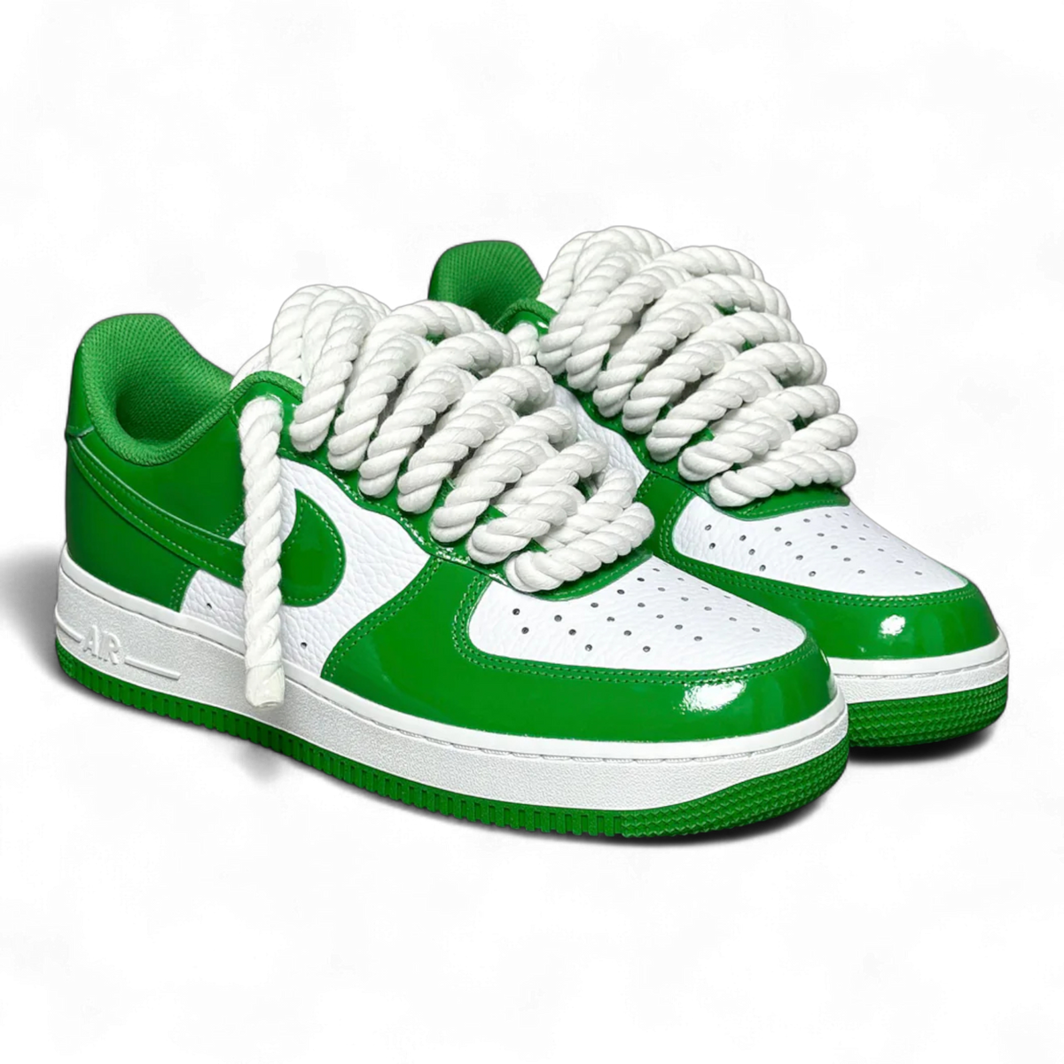 Custom Nike AIR Force 1 Sneaker - Hulk Edition