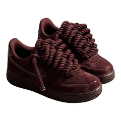 Custom Nike AIR Force 1 Sneaker - Bordeaux Edition