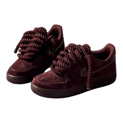 Custom Nike AIR Force 1 Sneaker - Bordeaux Edition