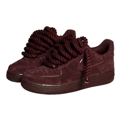 Custom Nike AIR Force 1 Sneaker - Bordeaux Edition