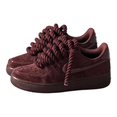 Custom Nike AIR Force 1 Sneaker - Bordeaux Edition