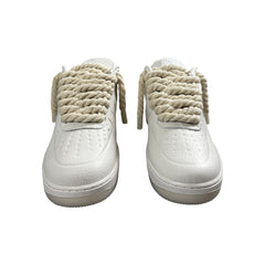 AF1 PRO TECH Customized - CREME ROPE / DICKE SCHNÜRSENKEL