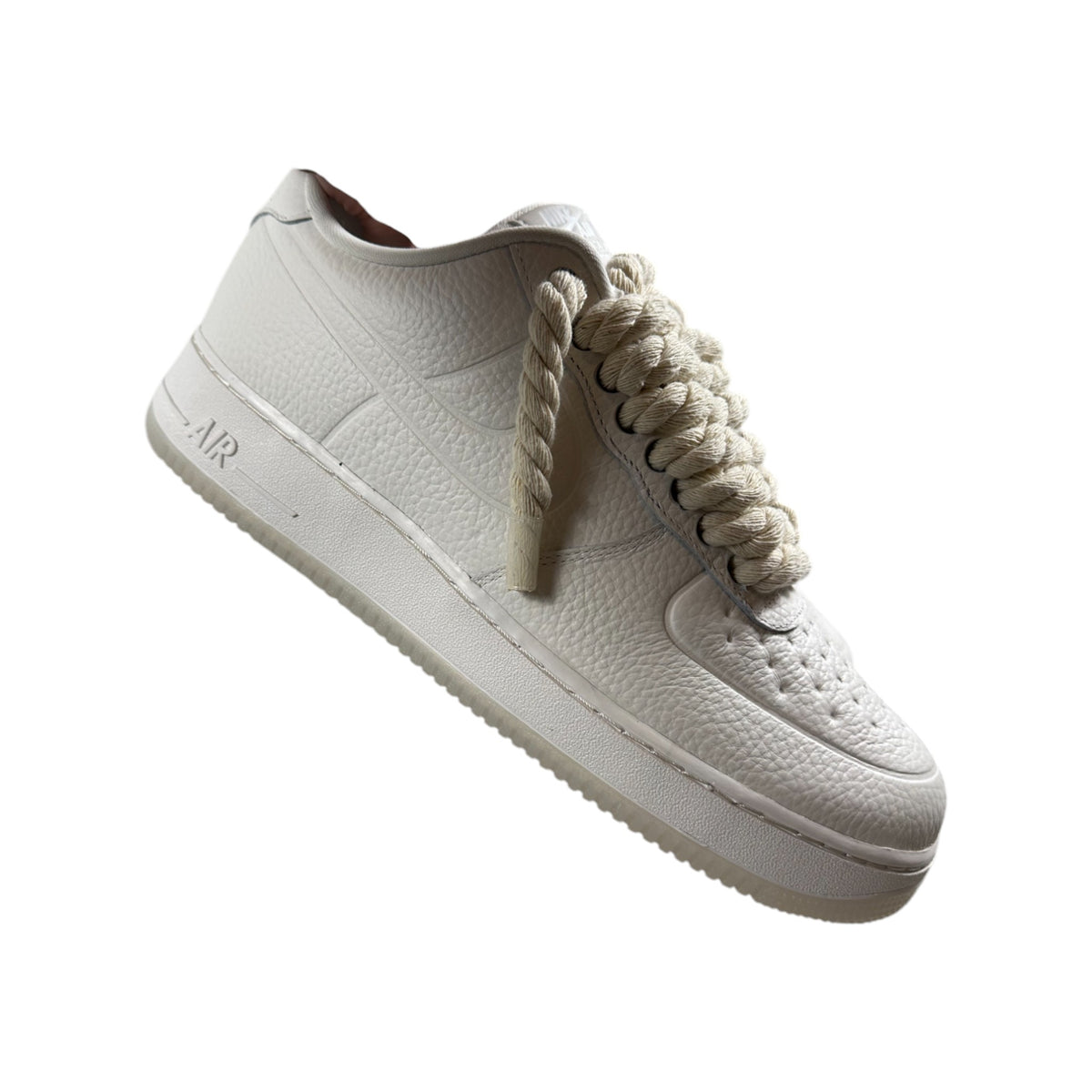 AF1 PRO TECH Customized - CREME ROPE / DICKE SCHNÜRSENKEL