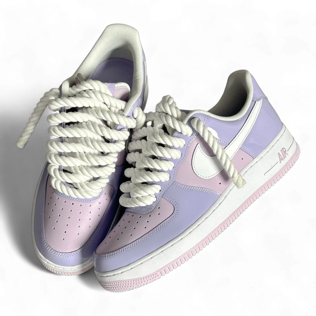 Custom Nike AIR Force 1 Sneaker - Bubblegum Edition
