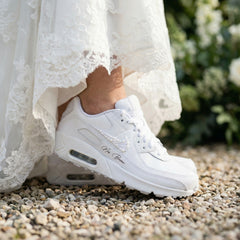 AIR MAX 90 Sneaker - Swarovski rhinestones WEDDING EDITION 