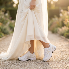 Custom New Balance 740 Sneaker - Wedding Edition