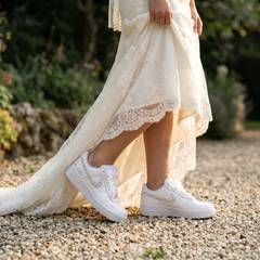 Custom Nike AIR Force 1 Sneaker - Wedding Edition 2.0