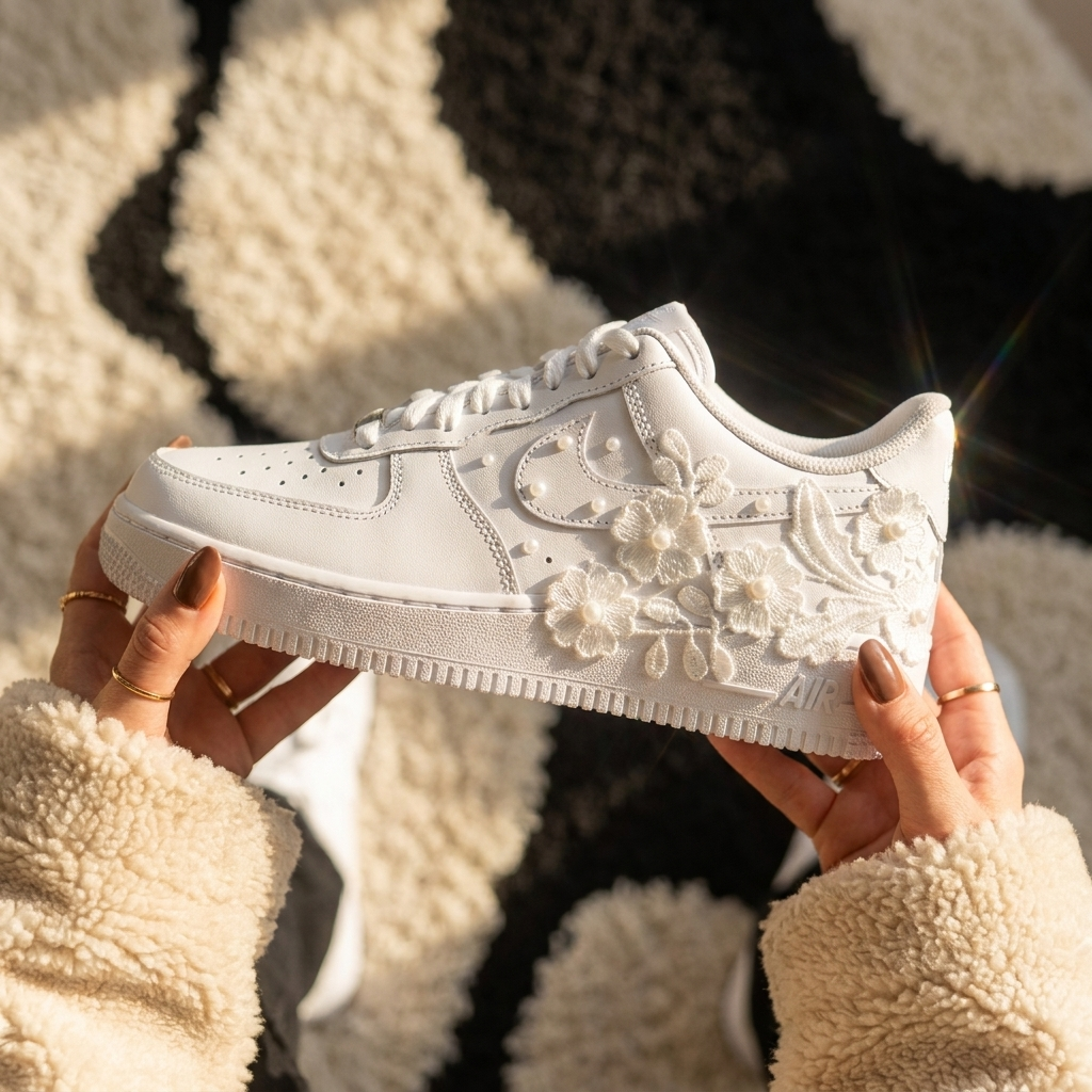 Custom Nike AIR Force 1 Sneaker - Wedding Edition 2.0