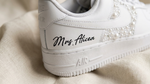 Custom Nike AIR Force 1 Sneaker - SPECIAL WEDDING EDITION