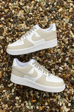 Baskets personnalisées Nike AIR Force 1 - Beige 2.0