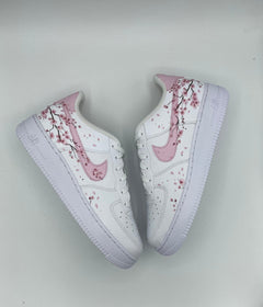 Custom Nike AIR Force 1 Sneaker - Cherry Blossom 2.0 - julescustomizedkicks