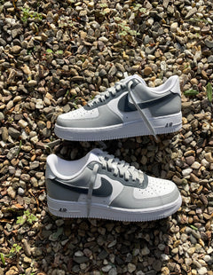Nike Air Force 1 Custom Sneaker - 2 Gray Tones
