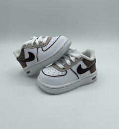 Custom Nike AIR Force 1 Sneaker Baby - Macciato Babyedition